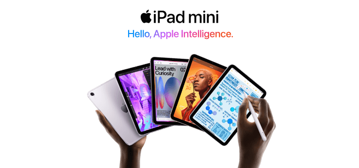 iPad mini with Apple Intelligence, available with Spectrum Mobile.